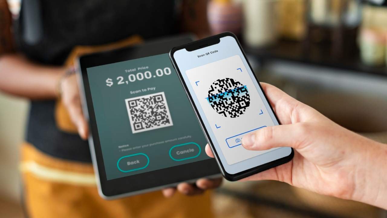 qr code cashless payment