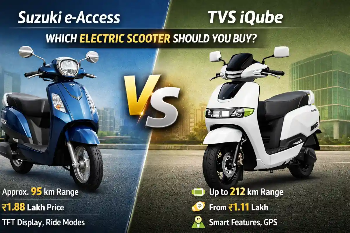 Suzuki e-Access vs TVS iQube
