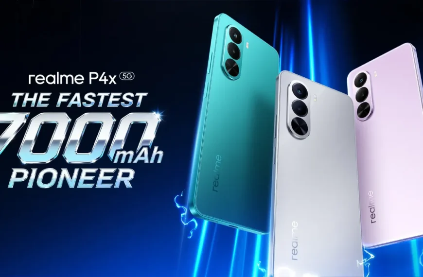 Realme P4x 5G भारत में 7,000mAh बैटरी और 144Hz डिस्प्ले के साथ गेमिंग सेगमेंट में मचाने आ रहा है धमाल!