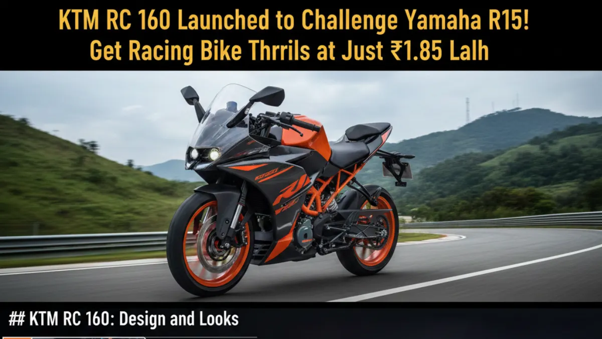 KTM RC 160 Bike